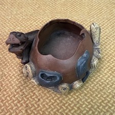 Dragon & Serpent Pen Wash Antique Stoneware Ware Collection Ornament