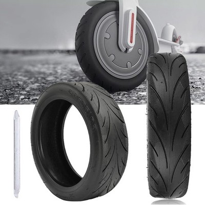 Reifen Gummi Für Ninebot Max G30/G30D Zubehör + Ventil E Scooter 10'' 60/70-6.5