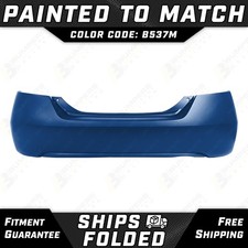 New Painted B537m - Blue Rear Bumper Cover For 2006-2011 Honda Civic Coupe 2dr New Painted B537m - Blue Rear Bumper Cover For 2006-2011 Honda Civic Coupe 2dr
