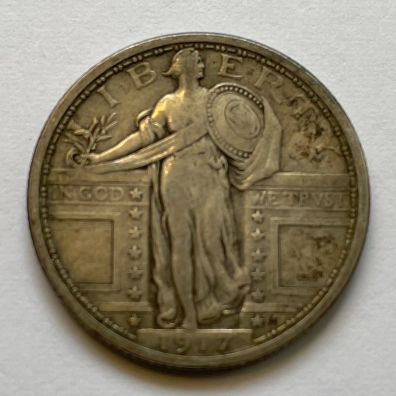 1917-P Type 1 Standing Liberty Quarter