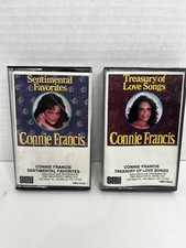 Connie Francis Cassette Tapes Setentimental Favorites  Treasury of Love Songs