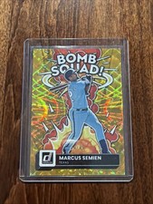 2022 Donruss Baseball #BS-4 Marcus Semien BOMB SQUAD Gold #/99