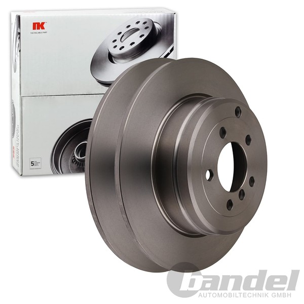 2X NK Bremsscheiben 354Mm Voll Hinten Passend FÜR Land Rover Discovery Range |-image
