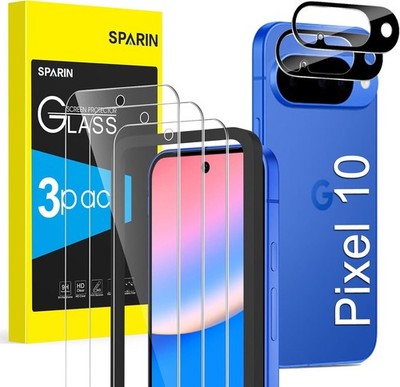 Schutzset für Google Pixel 10: 3 Glas, Montagehilfe, 3 Folie, 2 Kameraschutz