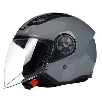 CASCO NUOVO JET LS2 AIRFLOW II NARDO GREY GRIGIO LUCIDO 22-06 - Image 1 of 3