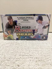 2023 Bowman Draft Baseball Jumbo Hobby Box Sealed 3 Autos Skenes Langford