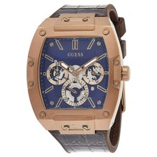 Guess Men's Phoenix Quartz Blue Dial Watch - GW0202G2 NEW