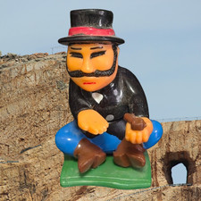 Ü-Eier Einzelfigur MIT BPZ - Reihe "Trapper/Indianer" -1998- Donald O´Dollar