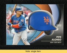 2022 Series 2 Batting Helmet Commemorative Relics Blue Pete Alonso READ jc3