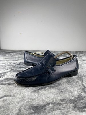 Vintage Bally Switzerland Loafers Shoes Men Size 12 Blue | eBay