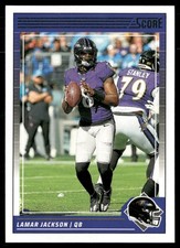 2024 Panini Score Lamar Jackson #19 Baltimore Ravens MVP NFL Football Card