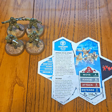Heroscape Airborne Elite Jandar Unique Squad w/ Card (2004)