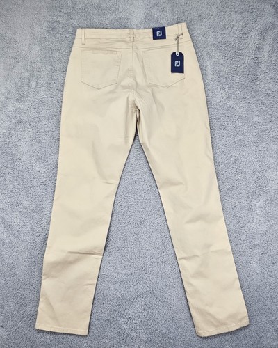 FootJoy Pants Men's 34x34 Tan 1857 Sueded Cotton Twill 5 Pocket Golf ...