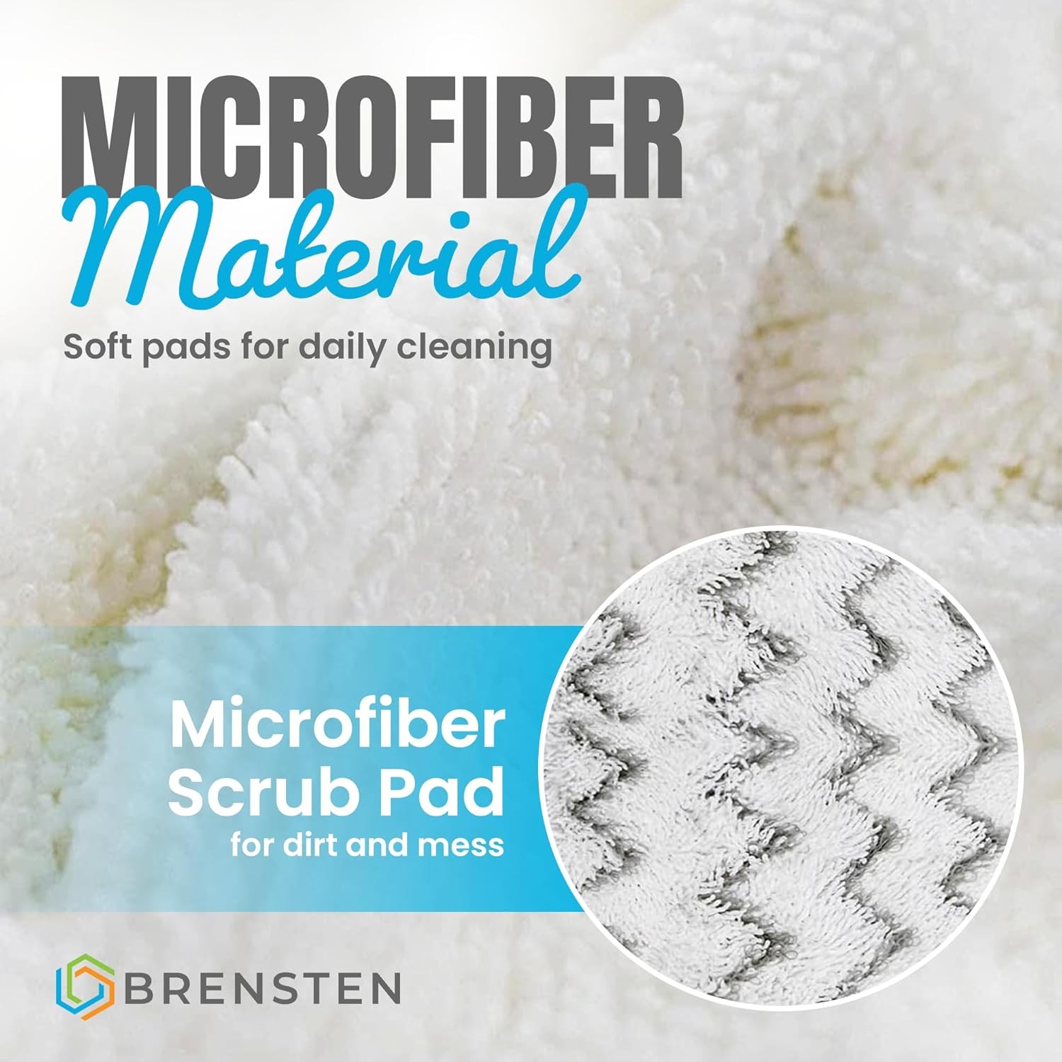 4 Pack Steam Mop Replacement Pads for Bissell Powerfresh Steam Mop 1940 1440 154