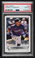 2022 Topps Series 1 Advanced Stats Back /300 Garrett Hampson PSA 10 GEM MT 0st9