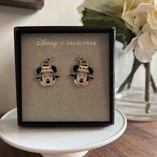 BaubleBar Disney Collab Wizard Stud Halloween Minnie Mouse Earrings