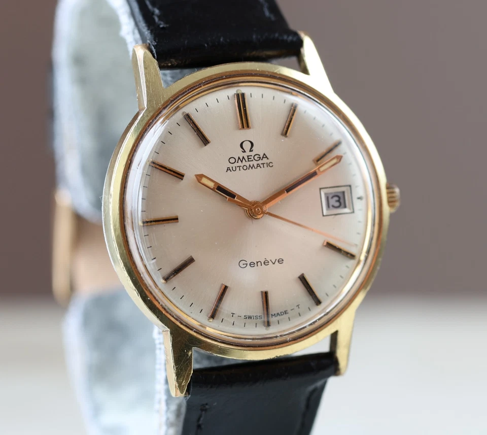 1970 Swiss OMEGA GENEVE 166.070 Cal. 565 Automatic 34mm MEN WRISTWATCH - RUNS - Bild 2 von 4