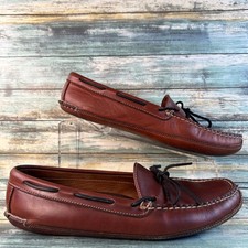 LL Bean Mens Moccasin Slipper Sz 9.5-10 Brown...
