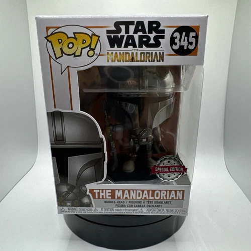 Funko Pop! Vinyl: Star Wars - The Mandalorian (Chrome) - Special Edition #345