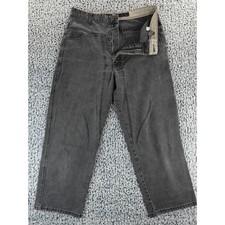 Marithe Francois Girbaud Jeans Men 32 x 30 Black Baggy Relaxed Heavy VTG 90s-Y2K