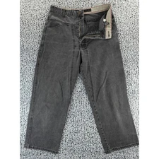 Marithe Francois Girbaud Jeans Men 32 x 30 Black Baggy Relaxed Heavy VTG 90s-Y2K