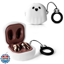 Suublg Silicone Earbuds Case Protective Cover with Keychain for S