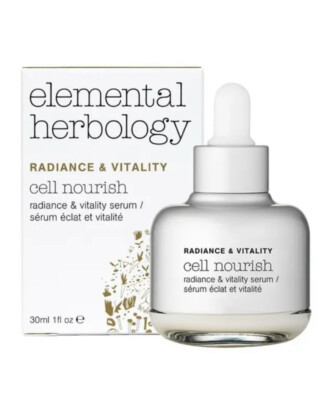 Elemental Herbology Cell Nourish Radiance & Vitality Serum 1 oz 30ml ~ NIB!!  