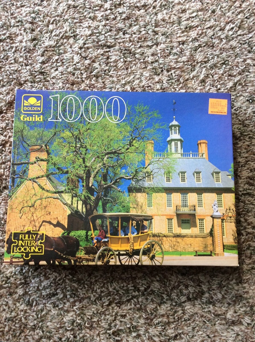Vintage Golden Guild Puzzle 1000 Pieces Brand New Factory