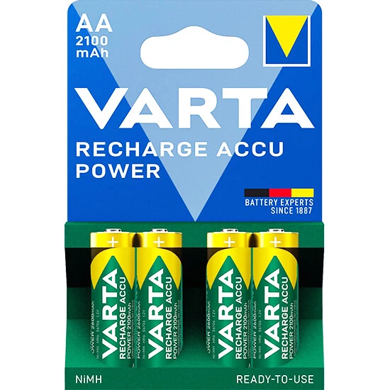 Piles AAA Rechargeable VARTA LR03 AA LR06 Ni-mh Ready2Use Accu prêt à l'emploi - Photo 4/4