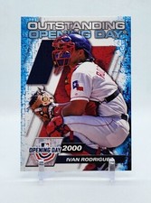 2021 Topps Opening Day Outstanding Opening Day IVAN RODRIGUEZ RANGERS #OOD-1