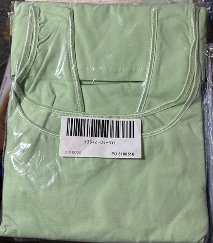 BLAIR Sleeveless Tee Tank Top Shirt Ladies Size 3X Light Blue Sleeveless New - Picture 13 of 19