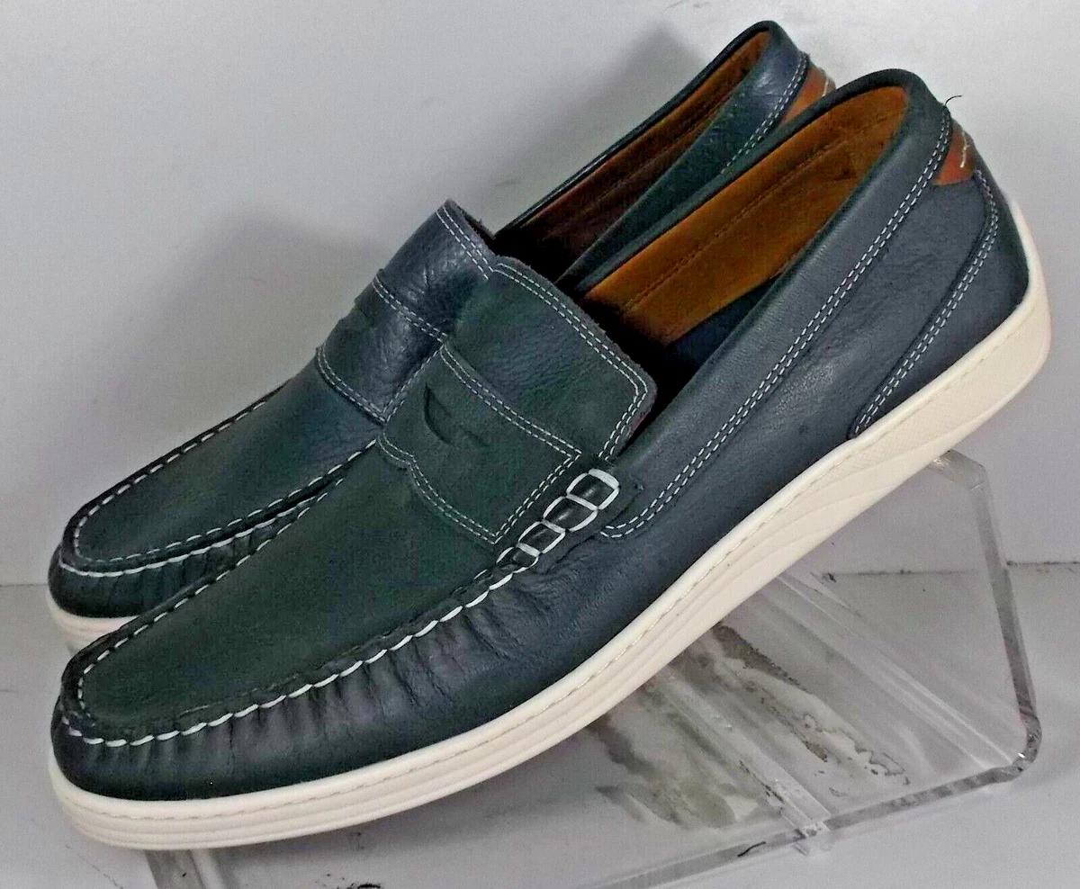 Johnston & Murphy Loafer Blue Casual Shoes for Men for sale  display picture 1