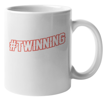 Hashtag Twinning. Cute Twin Design Coffee & Tea Gift Mug - For Non