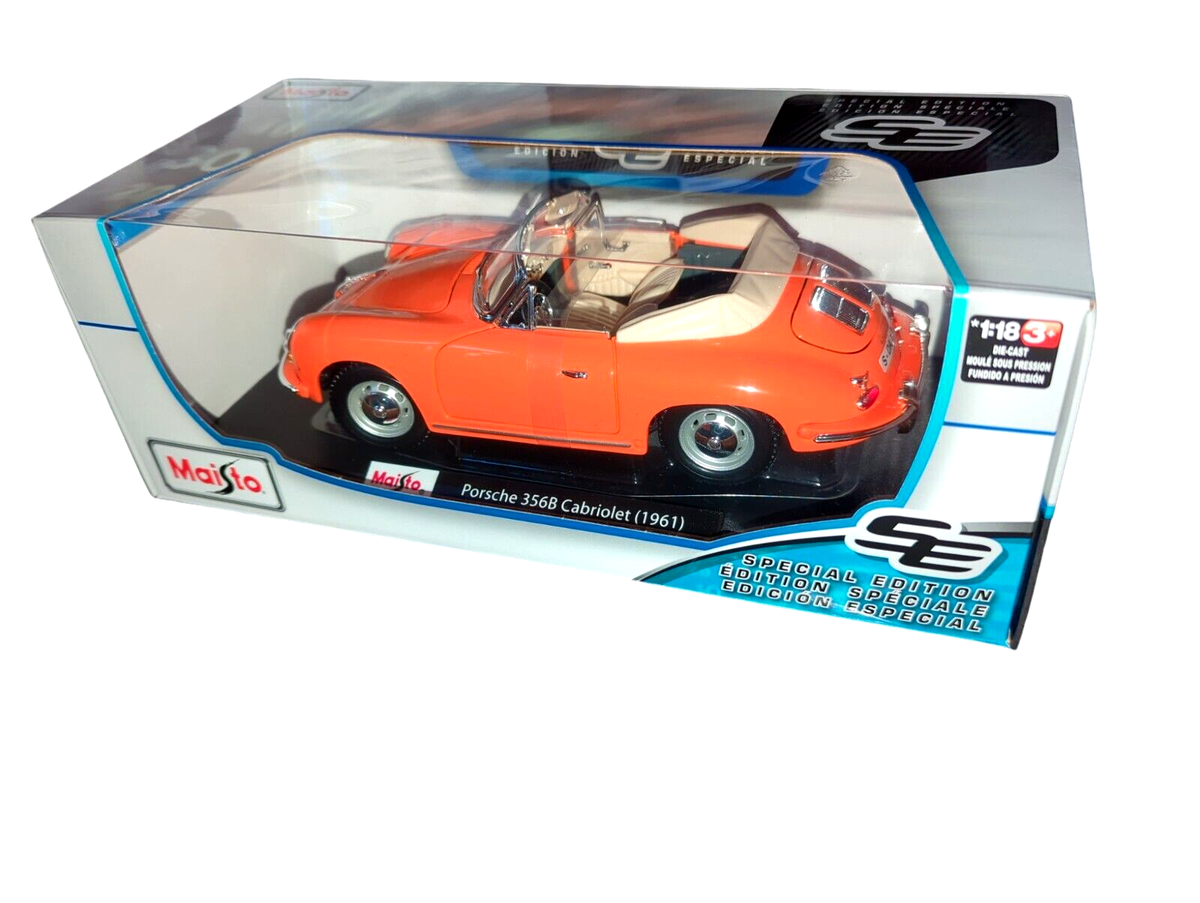 Maisto 1:18 1961 356B Porsche Cabriolet Special Edition Boxed 