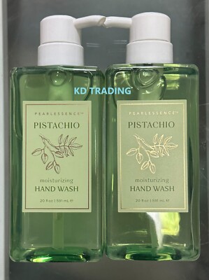 (2-Pack) PEARLESSENCE ~ PISTACHIO Natural Cleansing Moisturizing HAND WASH 591ml