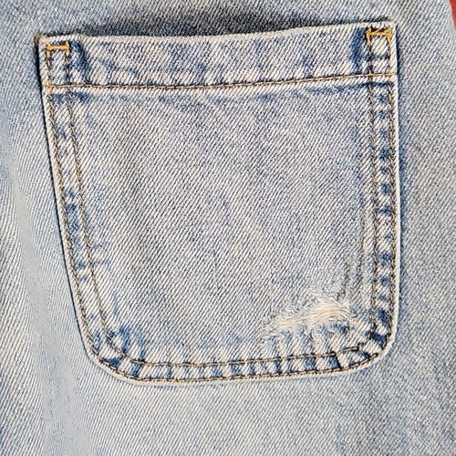 Zara Youth Unisex Clothes SZ 9Y Wide Leg Denim Light Wash Jean Overalls - Picture 9 of 12