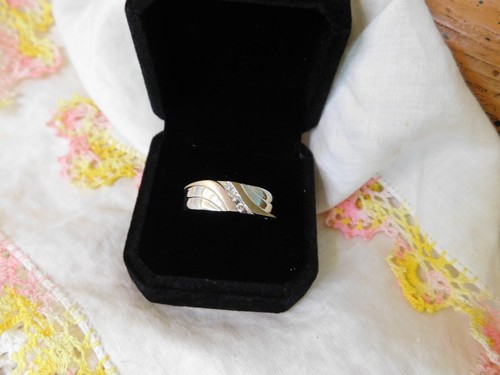 Diamant 10 Karat massiver Gold Bandring 8,8 Gramm - Bild 9 von 15