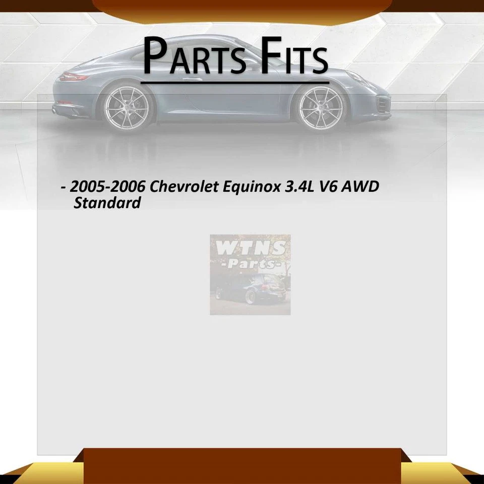 Para Chevrolet Equinox 2005-2006 3,4 L AWD 2x juntas en U eje trasero centro Foto 2 de 4