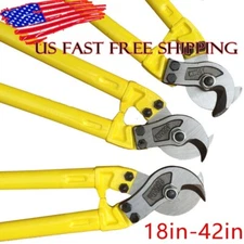 18in—42in Heavy Duty Hardened Cable Cutter Wire Rope Cable Cutter Us inventory