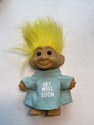 RUSS TROLL Get Well Soon Hospital Gown -  Yellow Hair 5 