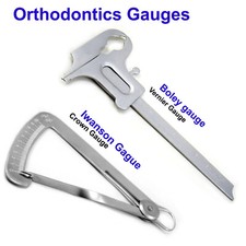 Orthodontics Pediatric Dentistry Gauges Boley & Iwanson Gauges Space Measuring