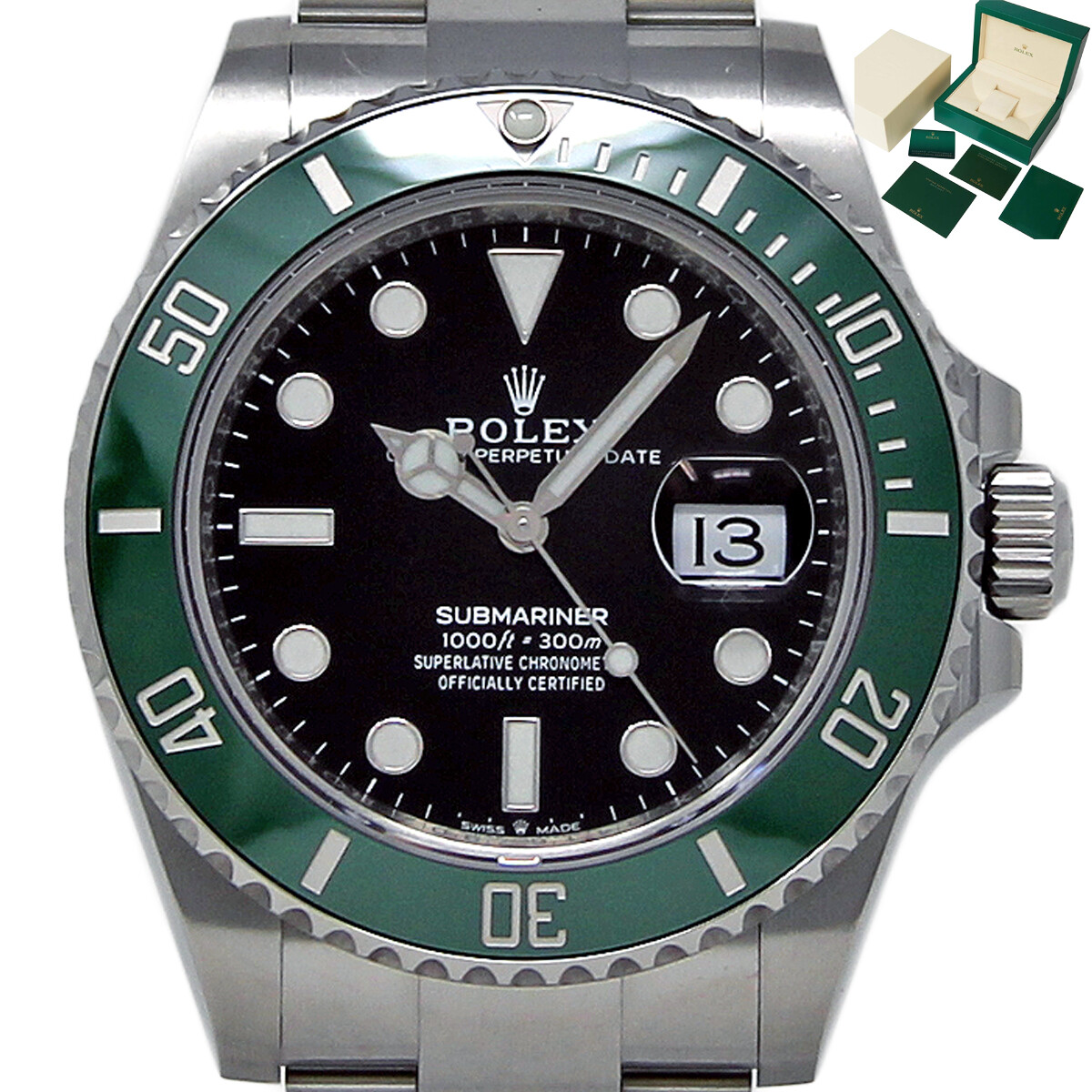 Rolex Submariner 126610LV NEW Steel Green STARBUCKS 2021 - Main Image