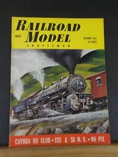 Railroad Model Craftsman Magazine 1964 October RMC CSS&SB MU NH Pix Cayuga HO cl