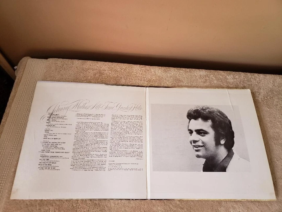JOHNNY MATHIS ~ Johnny Mathis' All-Time Greatest Hits ~ 1972 ~ 2 LP ~ EX - Image 4 of 4