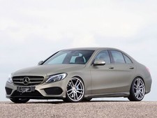 Cars mercedes classe c amg Desk Mat Stitched