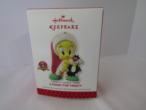 Hallmark Keepsake Ornament Looney Tunes A Puddy for Tweety from 2013 Sylvester - Picture 5 of 8