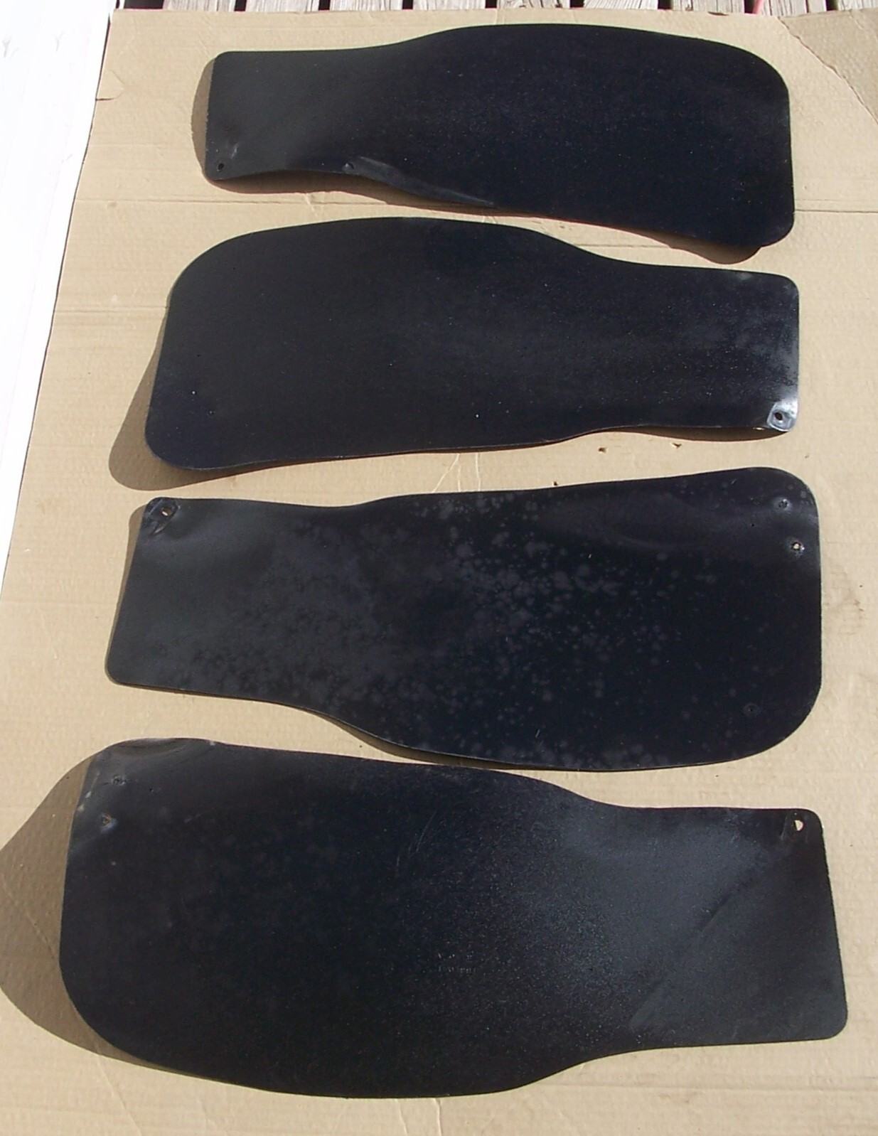 87 96 FORD F150 F250 F350 SRW BED PLASTIC REAR WHEEL WELL LINERS SET