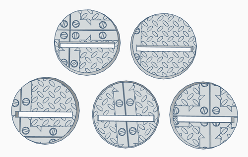 Industrial round Bases Various sizes slotted/unslotted Stargrave - Picture 7 of 17