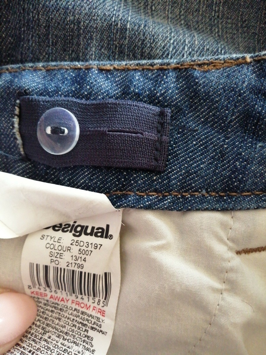 Combishort Desigual Pour Fille 13/14 Ans - Multicouleur - Occasion Très Bon état
