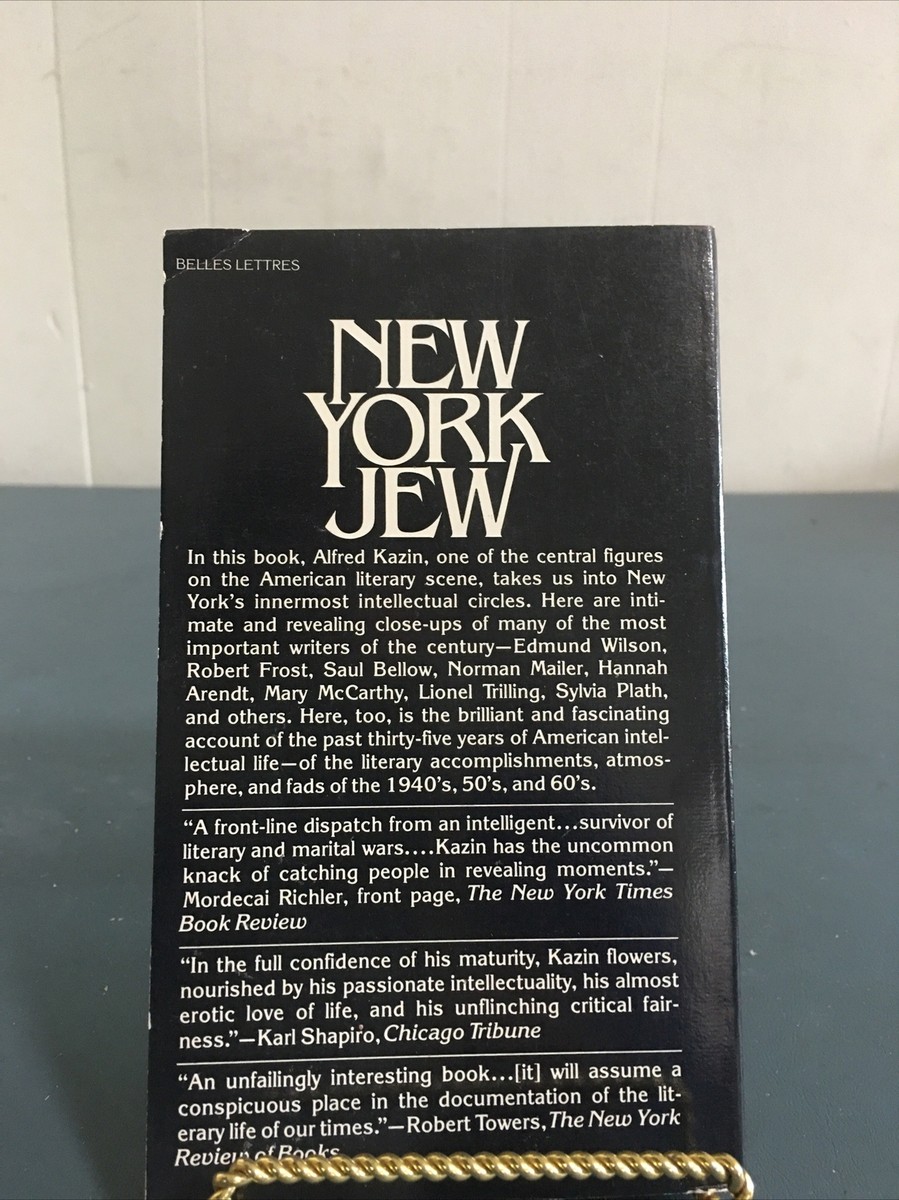 NEW YORK JEW - Alfred Kazin Vintage Paperback 1979 | eBay